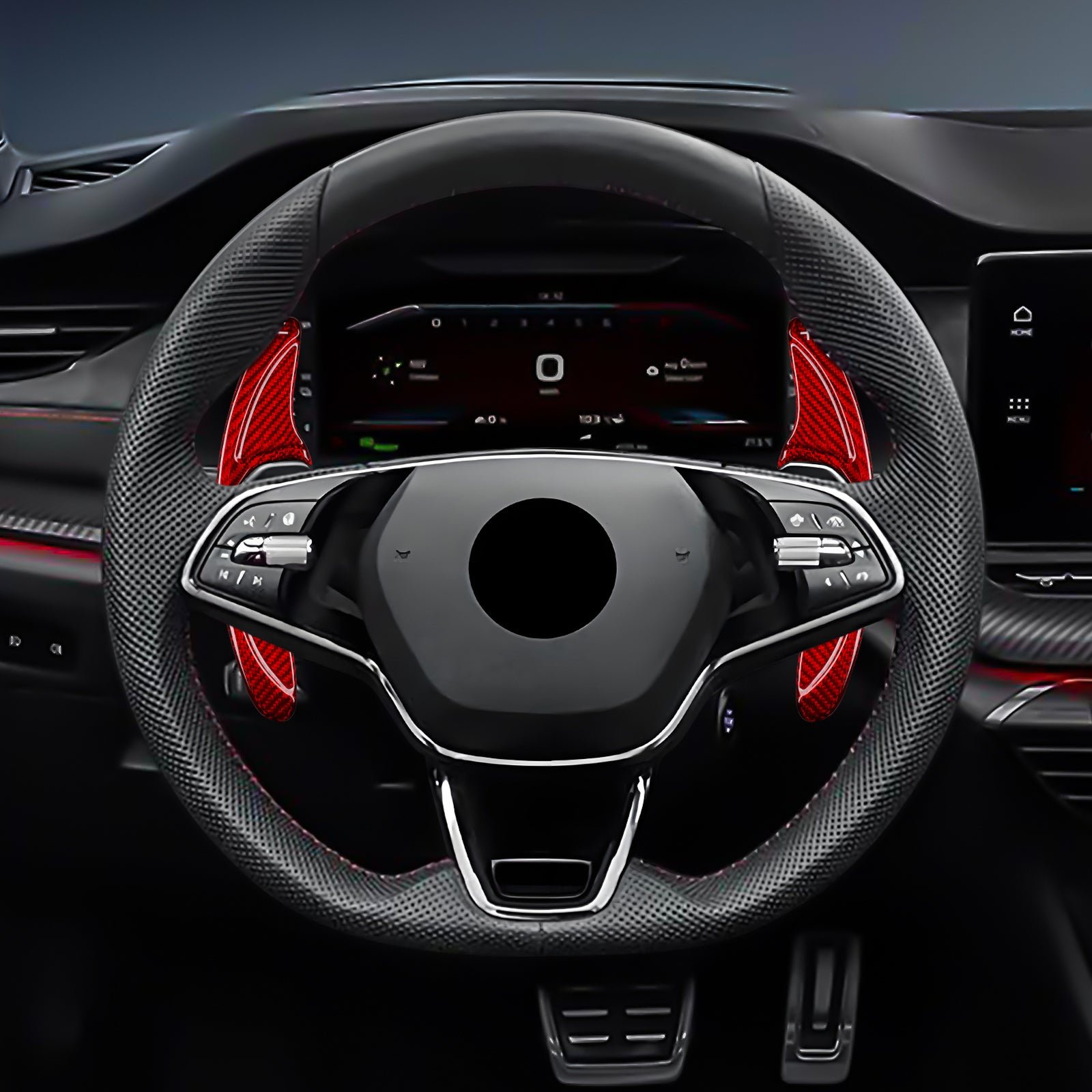 Skoda Carbon Fiber Paddle Shifters (Model A: 2020-2024) - Image 4