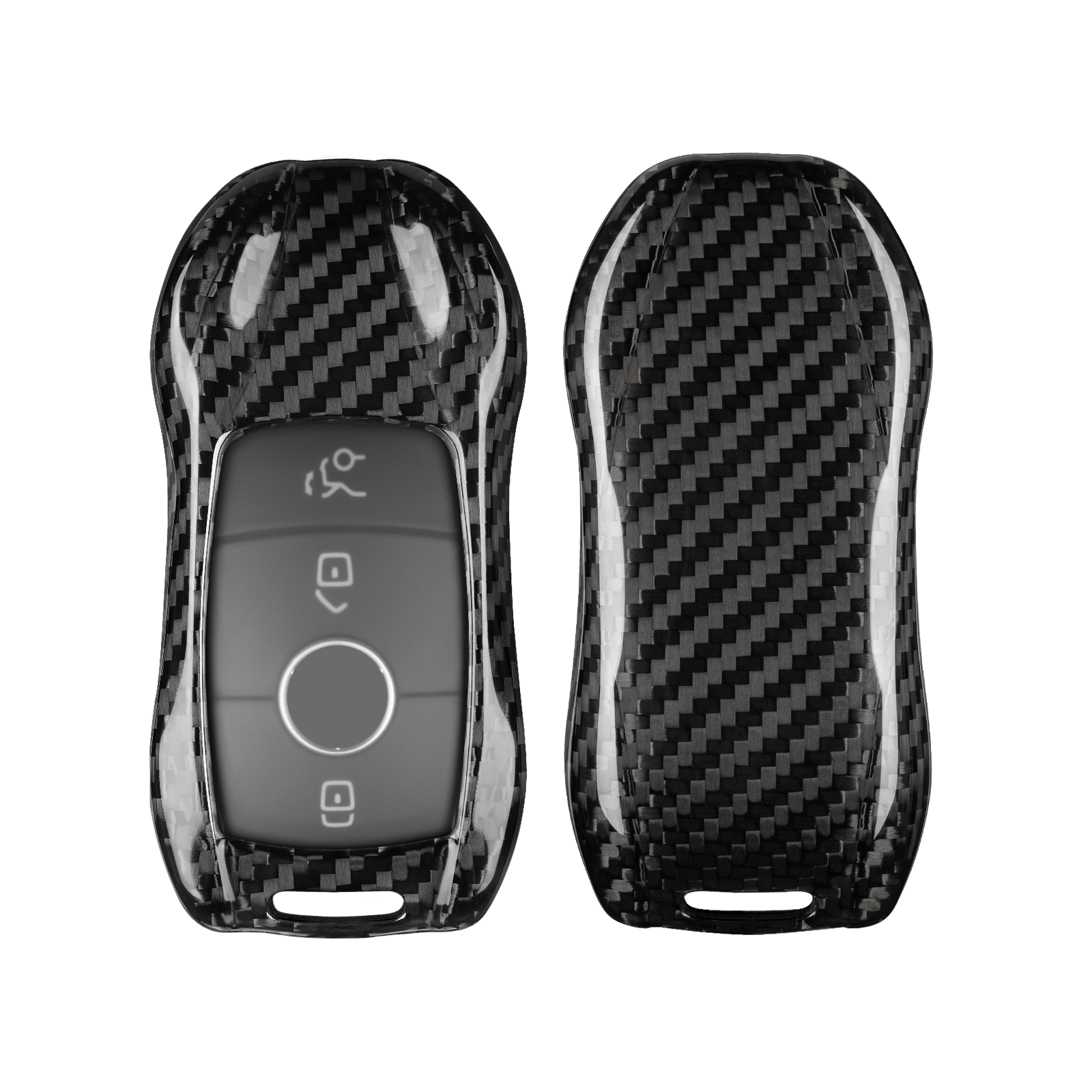 Mercedes Benz Carbon Fiber Supercar Key Fob Case (Model B)